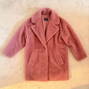 Abercrombie & Fitch Rose Teddy Jacket